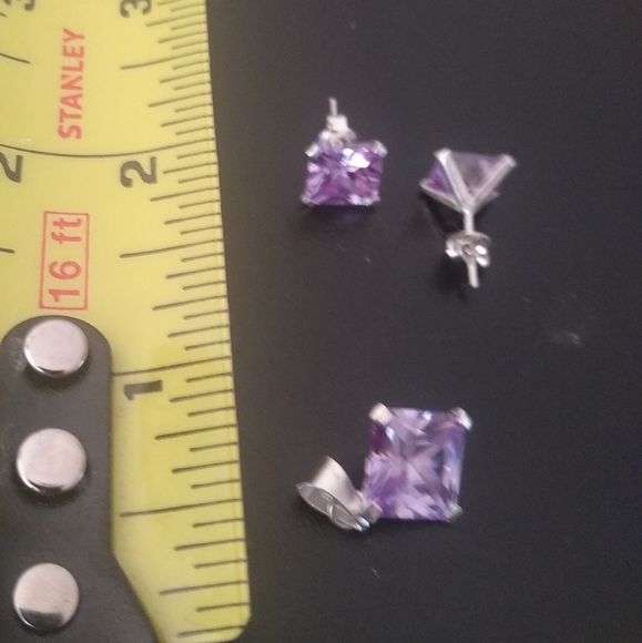 silver 925 earring, pendant set - Picture 3 of 4